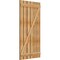 Ekena Millwork Spaced Board-n-Batten Shutters w/Z-Bar, Rough Sawn Western Red Cedar, 34 3/4W x 67H, PR RBS06Z35X067RWR - alternate 3